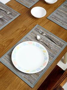Detec™ Hosta Leatherite Rectangular Table Place Mats (Pack of 6)