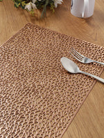 Load image into Gallery viewer, Detec™ Hosta set of 6 Reversible Leatherite Rectangular Table Mats for Dining Table 30 X 45 CMS
