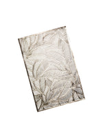 Load image into Gallery viewer, Detec™ Hosta Modern Leaf Design Leatherite Rectangular Table Place Mats in Gold Color
