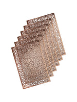 गैलरी व्यूवर में इमेज लोड करें, Detec™ Hosta Stylish Reversible Leatherite Rectangular Table Mats (Set of 6) 
