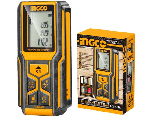 Ingco HLDD0608 लेजर दूरी डिटेक्टर