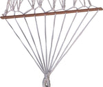 गैलरी व्यूवर में इमेज लोड करें, Hangit Single Cotton Natural Rope Hammock,90cm Wide X 335cm Long
