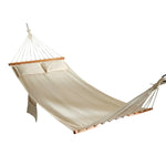 Load image into Gallery viewer, Hangit Natural Oxford Hammock with 2 pillows, Single person use, 90W X 335L cm Long
