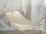 Load image into Gallery viewer, Hangit Natural Oxford Hammock with 2 pillows, Single person use, 90W X 335L cm Long
