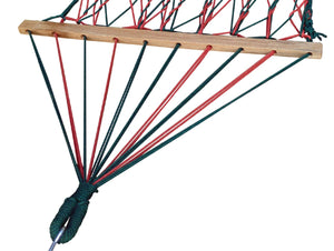 Hangit Single UV resistant Multicolor Rope Hammock,90cm Wide X 335cm Long