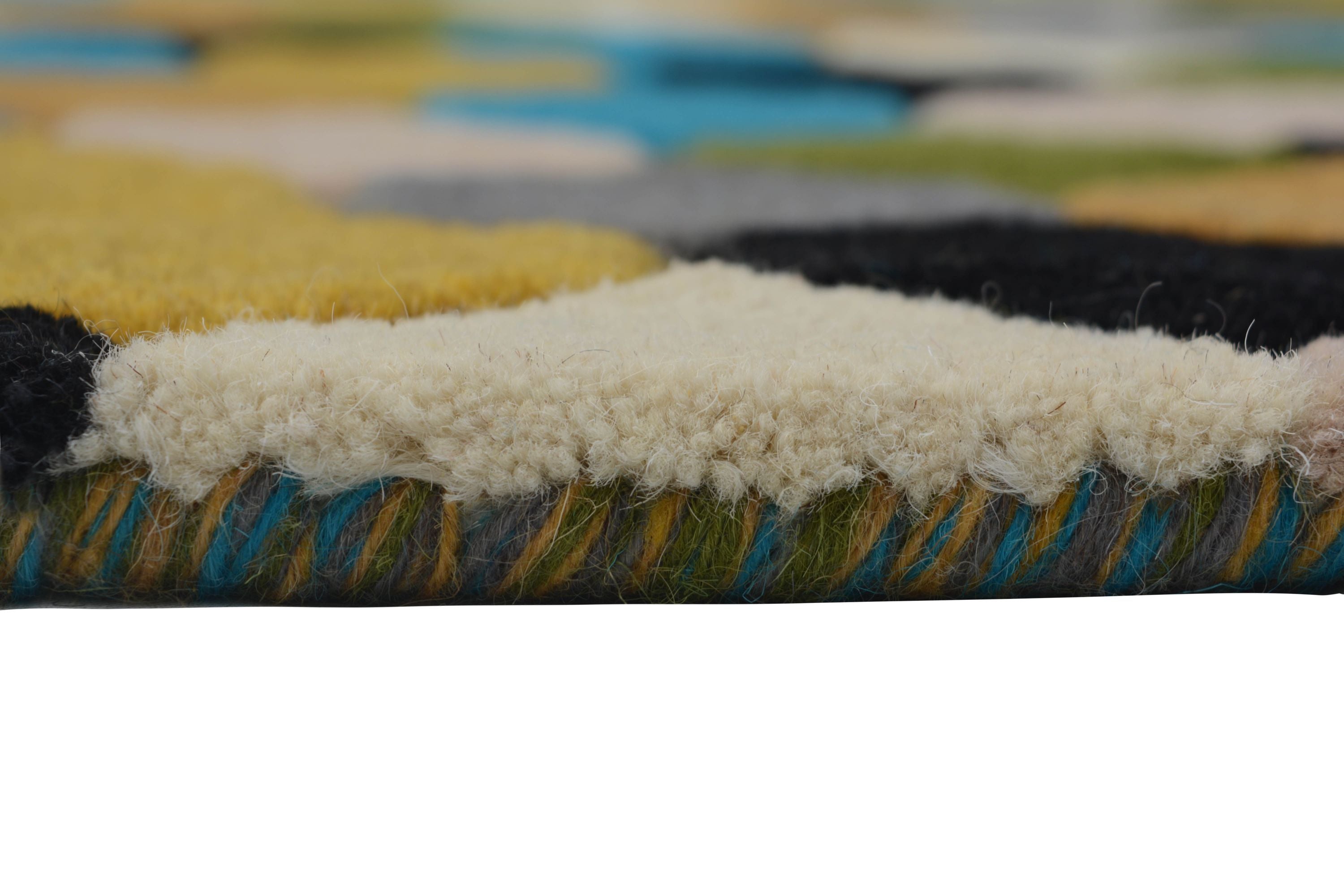 Detec™ Presto Geometric Hand Tufted Wool Carpet