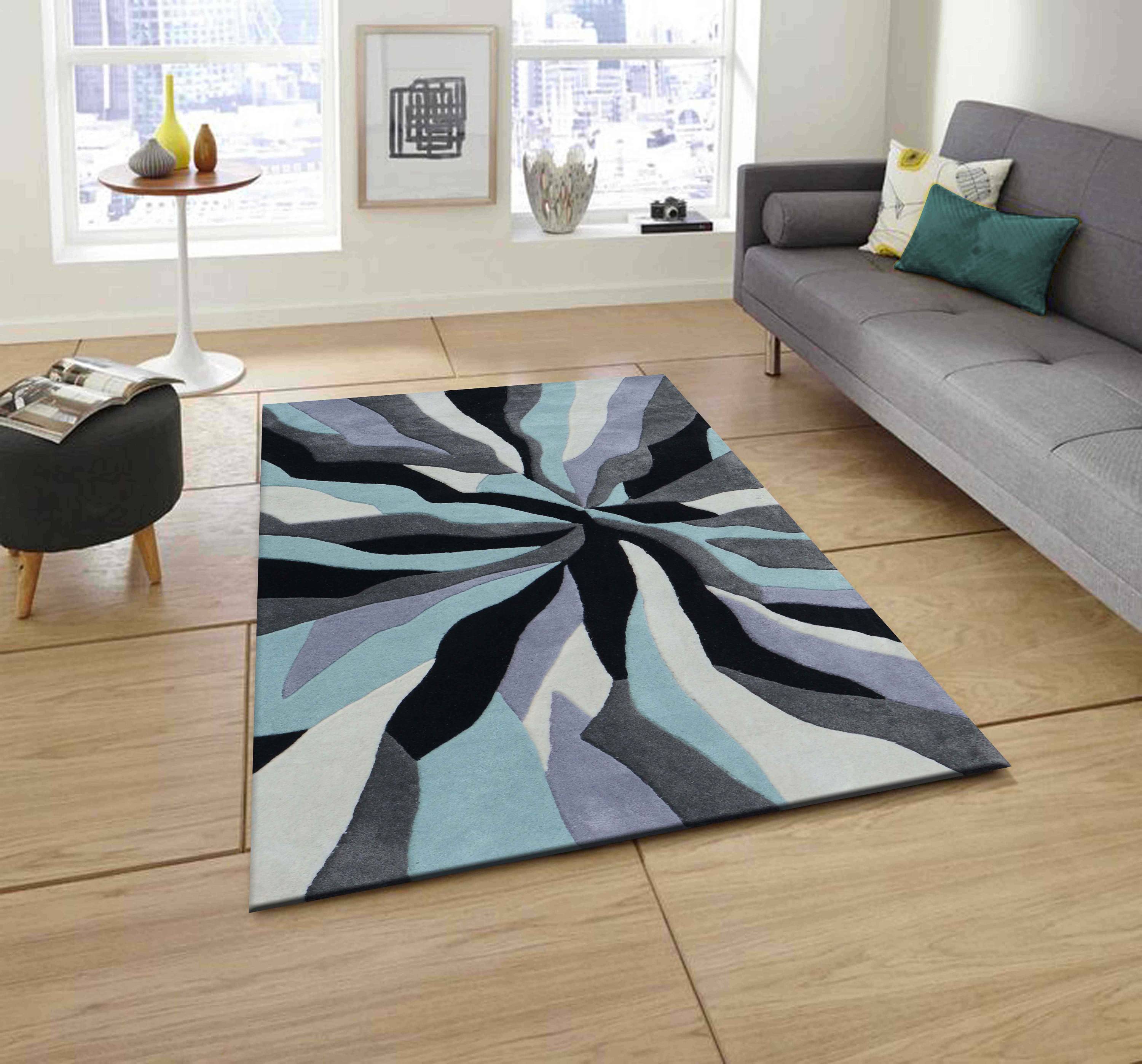 Detec™ Presto Modern Abstract Hand Tufted Wool Carpet