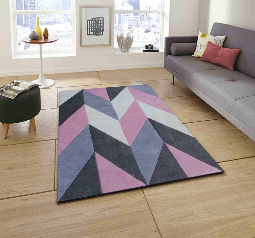 Detec™ Presto High Quality Geometric Hand Tufted Wool Carpet