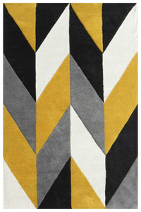 Detec™ Presto High Quality Geometric Hand Tufted Wool Carpet