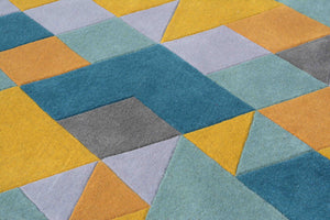 Detec™ Presto Geometric patterned Hand Tufted Wool carpets
