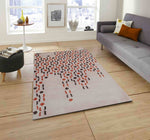 Load image into Gallery viewer, Detec™ Presto Abstract Hand Tufted Wool Carpet in Multi Color
