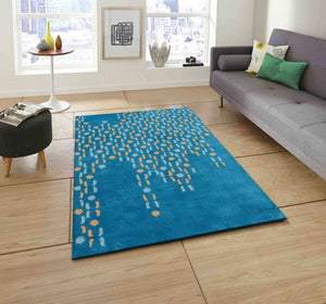 Detec™ Presto Abstract Hand Tufted Wool Carpet in Multi Color