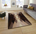 गैलरी व्यूवर में इमेज लोड करें, Detec™ Presto Brown Color Modern Abstract Hand Tufted Wool Carpet
