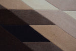 गैलरी व्यूवर में इमेज लोड करें, Detec™ Presto Brown Color Modern Abstract Hand Tufted Wool Carpet
