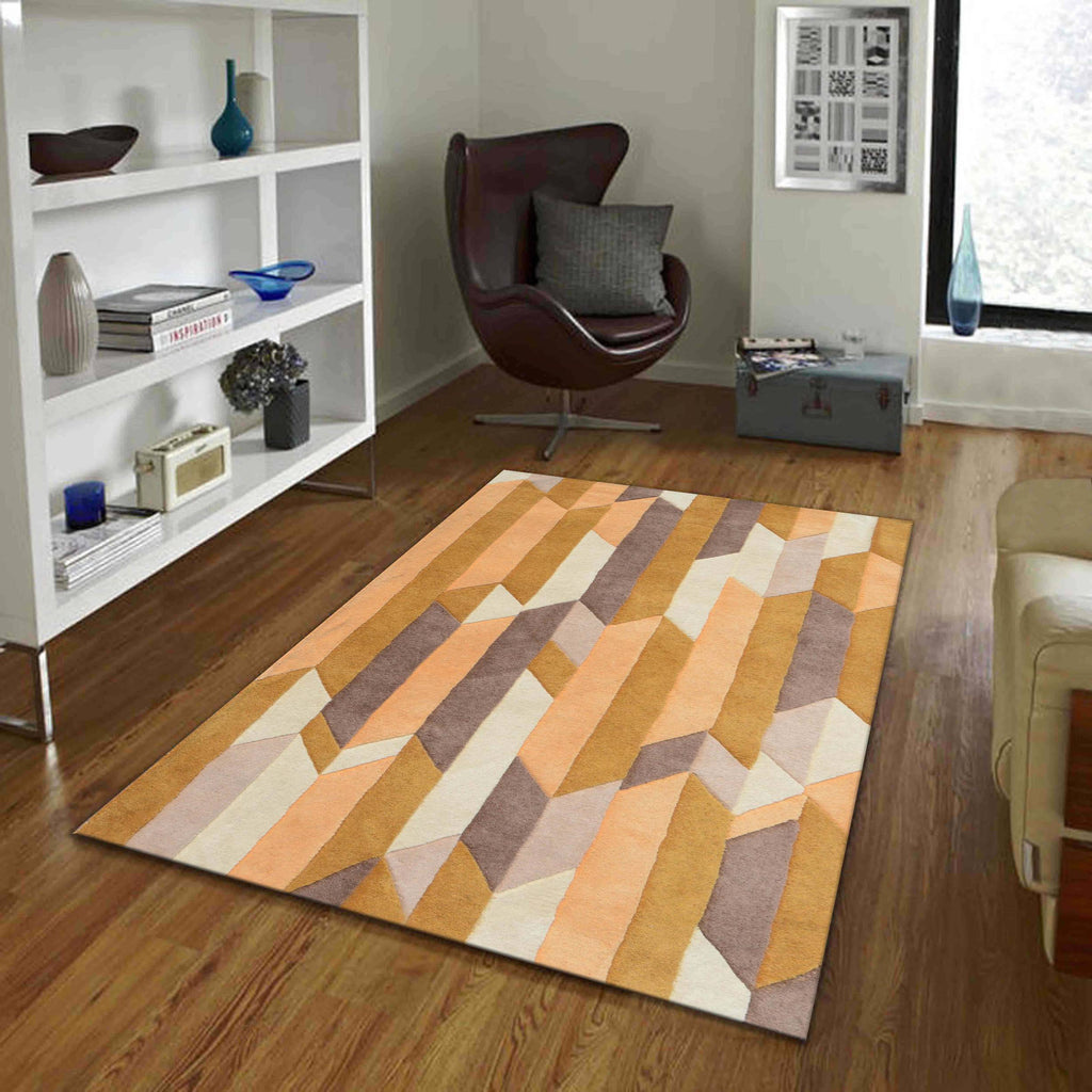 Detec™ Presto Geometric Hand Tufted Wool Carpet