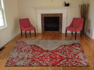 Detec™ Presto Modern Abstract Polyester Printed Carpet 