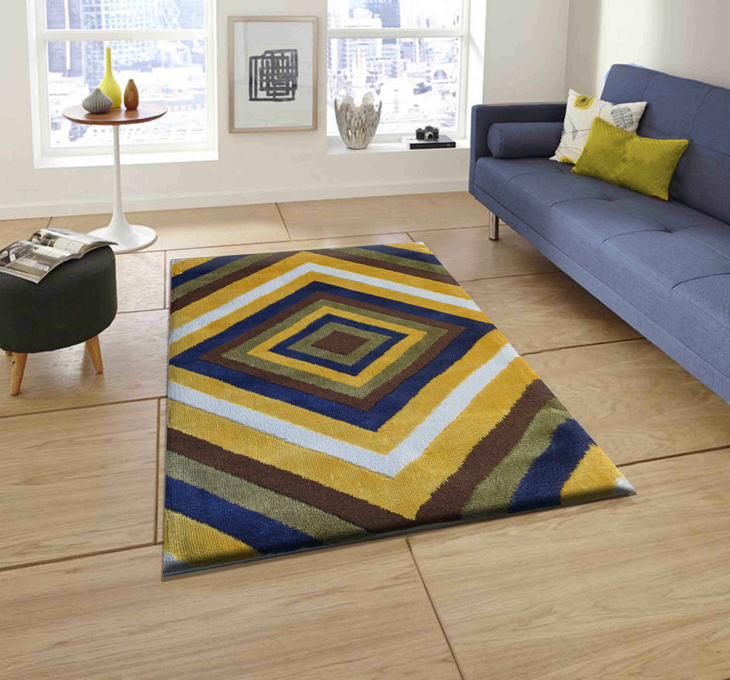 Detec™ Presto Hand Tufted Abstract Patterned Polyester Carpet