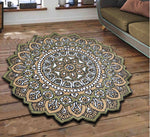 Load image into Gallery viewer, Detec™ Presto Round Ethnic Polyester Carpet 
