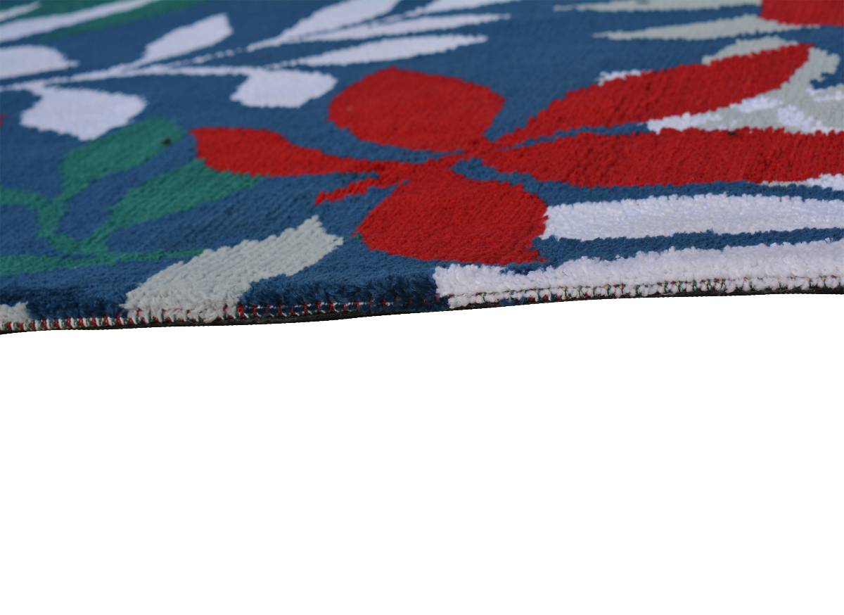 Detec™ Presto Hand Tufted Floral Design Polyester Carpet