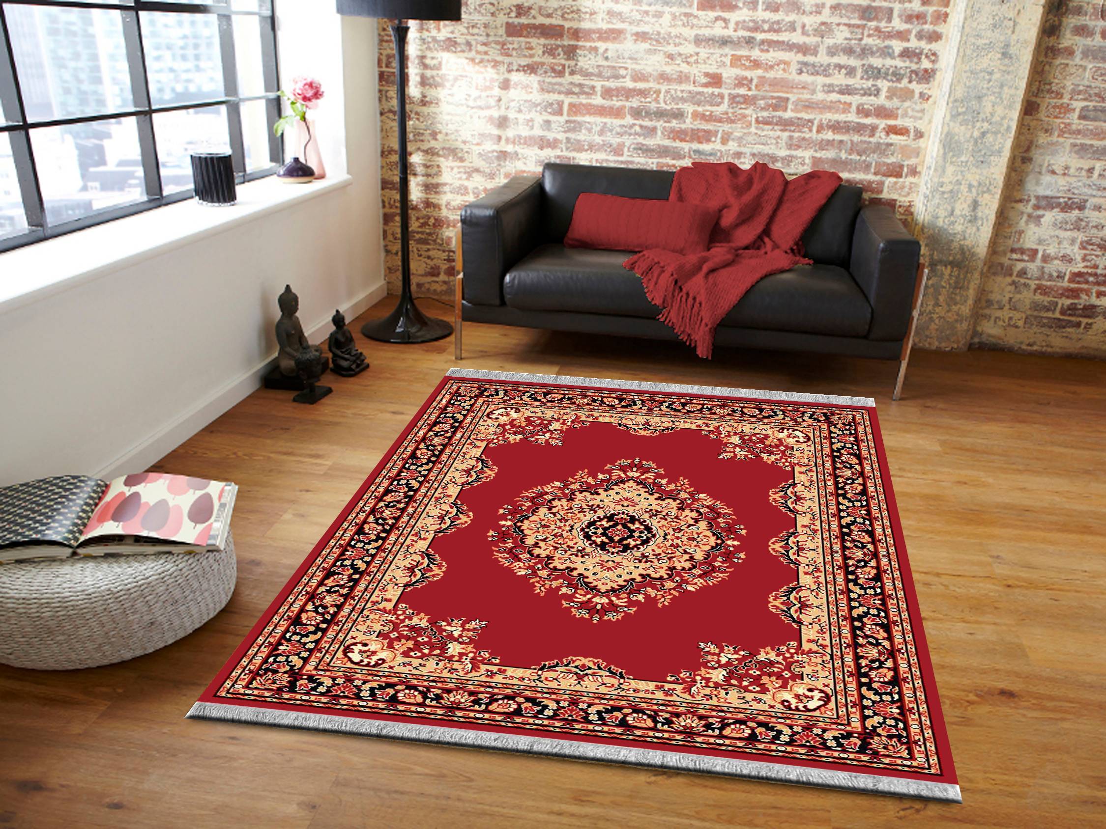 Detec™ Presto Traditional Polyester Persian Carpet