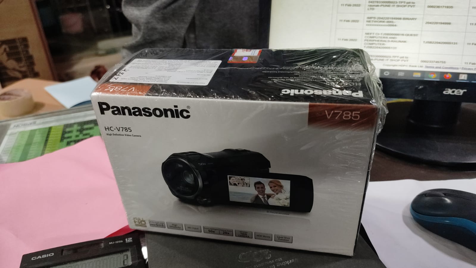 Panasonic HC-V785 Camcorder (Black)