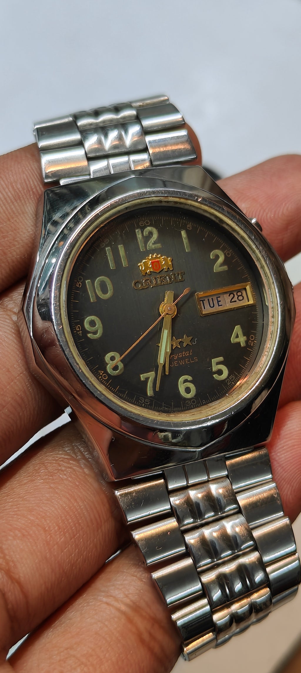 Vintage Orient Crystal 21 Jewels Code 7.M1 Watch