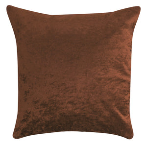 Desi Kapda Brown Plain Cushions Cover