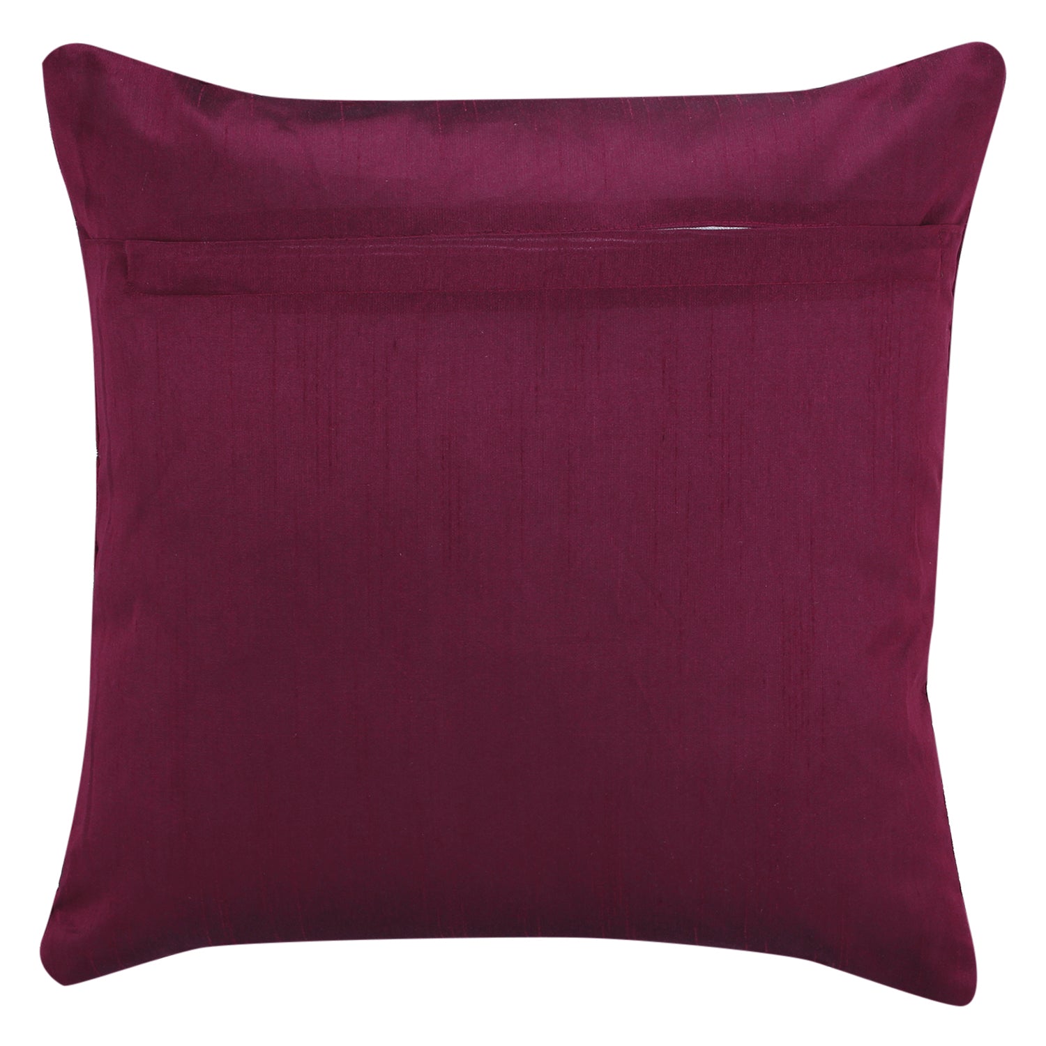 Desi Kapda Red Plain Cushions Cover