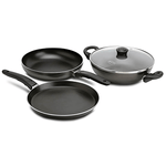 Load image into Gallery viewer, Nirlep Kitchen Essential Gift Set 4 pcs-Tawa Fry Pan and Kadai with lid
