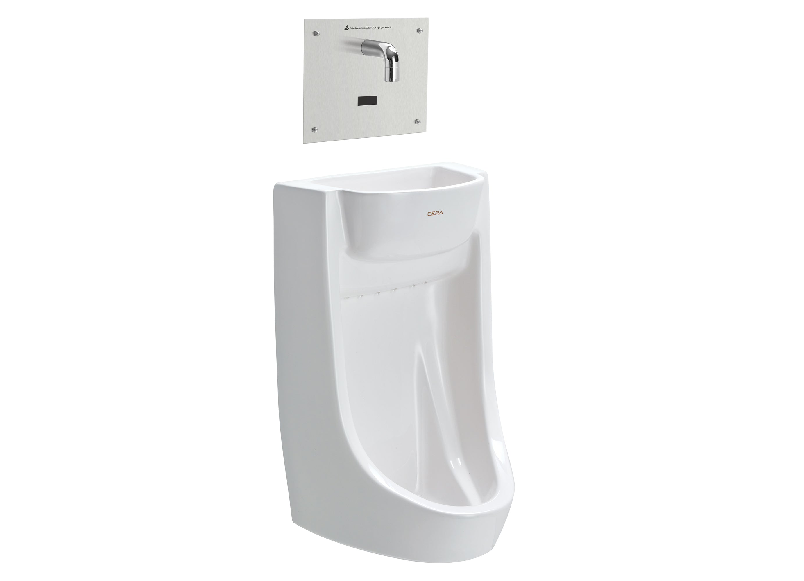 Cera Urinal with integrated wash basin CORE S4025101