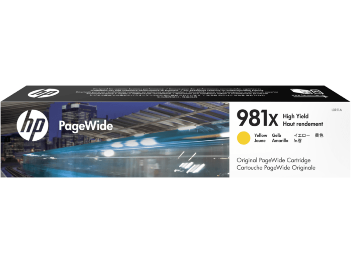 HP 981X Yellow Original PageWide Cartridge