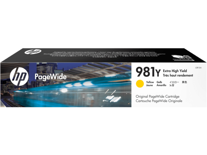 HP 981Y Yellow Original PageWide Cartridge