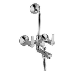 Oleanna Milano Brass 3 in 1 Wall Mixer With L Bend