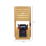 Load image into Gallery viewer, Detec™ Symplify Interio Minister Wooden Table Lamp With Desk Organiser
