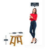 Load image into Gallery viewer, Detec™ Solid Wood Foot Rest Stool 
