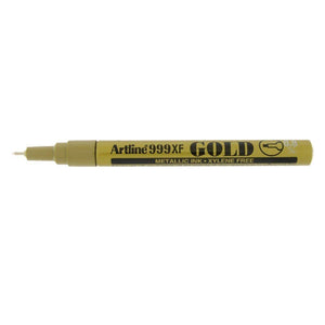 Detec™ Art line 0.7 mm Metal Tip Metallic Ink Gold Marker Pack of 4