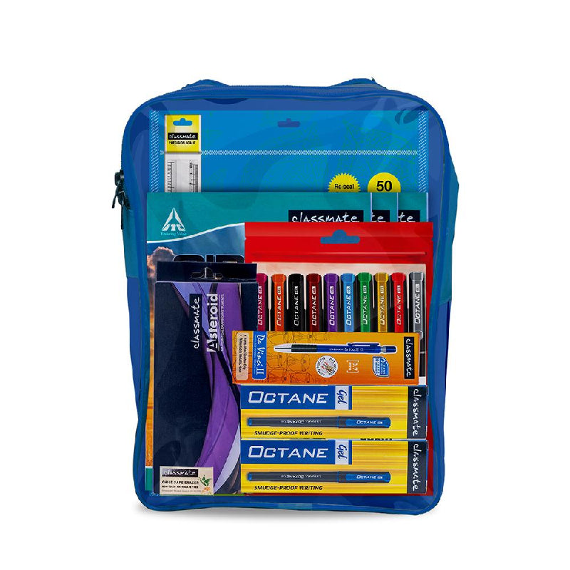 क्लासमेट स्कोलास्टिक बैग कॉम्बो किट 4 का पैक