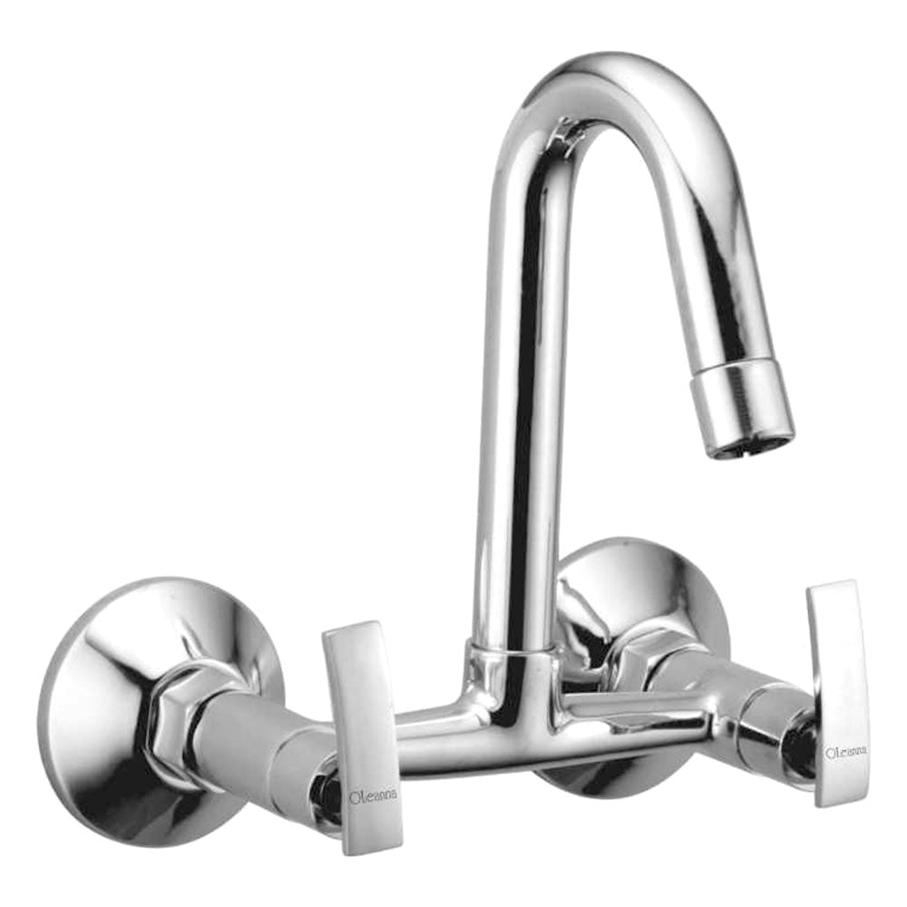 Oleanna Desire Brass Sink Mixer With Wall Flange