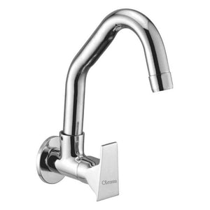 Oleanna Global Brass Sink Cock With Wall Flange