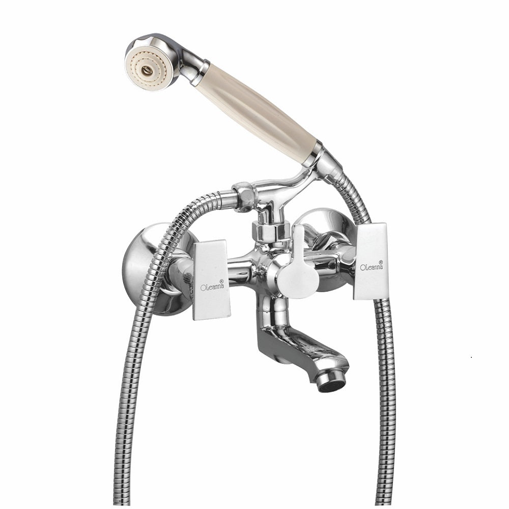 Oleanna Global Brass Wall Mixer With Crutch