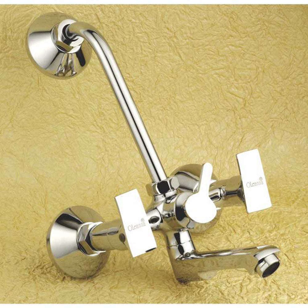 Oleanna Global Brass Wall Mixer With L Bend