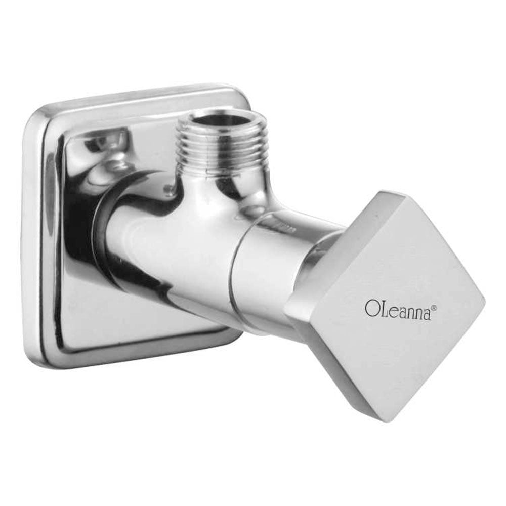 Oleanna Melody Brass Angle Cock With Wall Flange