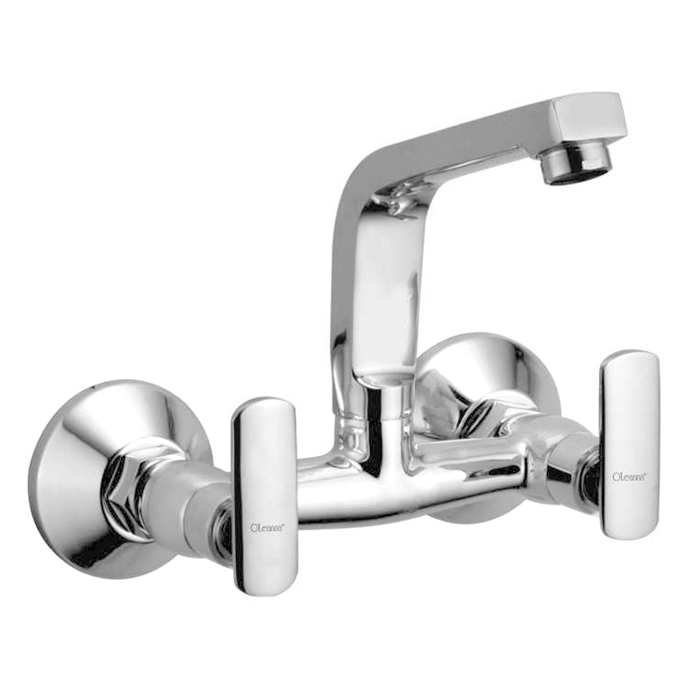 Oleanna Speed Brass Sink Mixer With Wall Flange