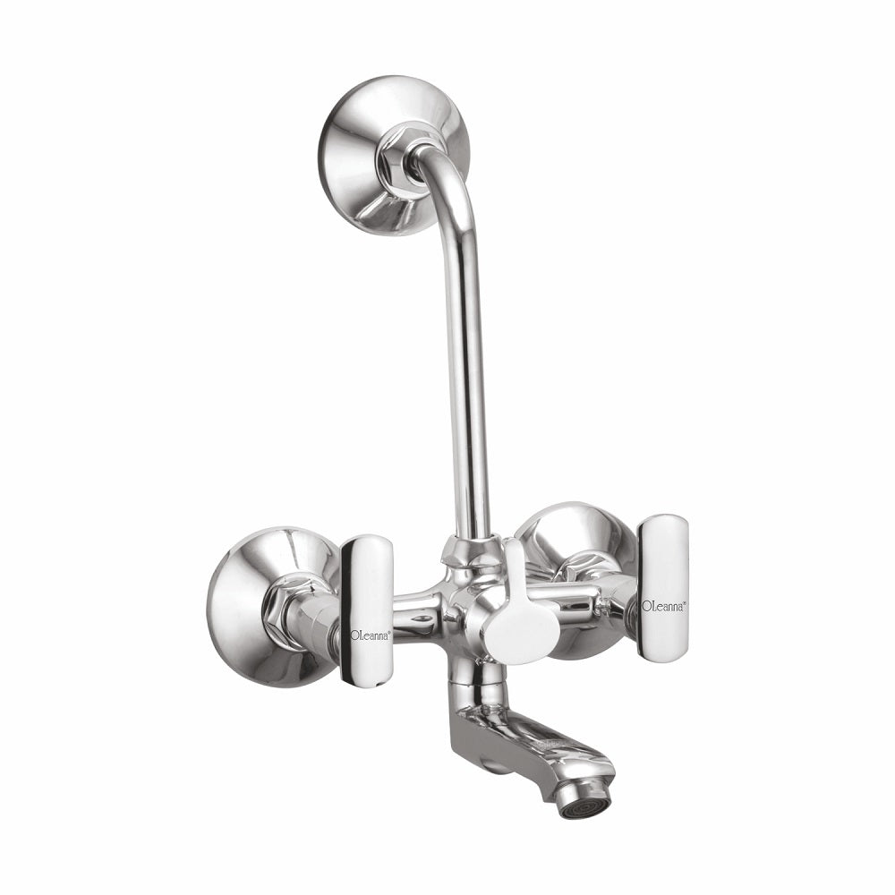 Oleanna Speed Brass Wall Mixer With L Bend