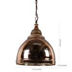 Load image into Gallery viewer, Detec™ Glass Copper Pendant Light

