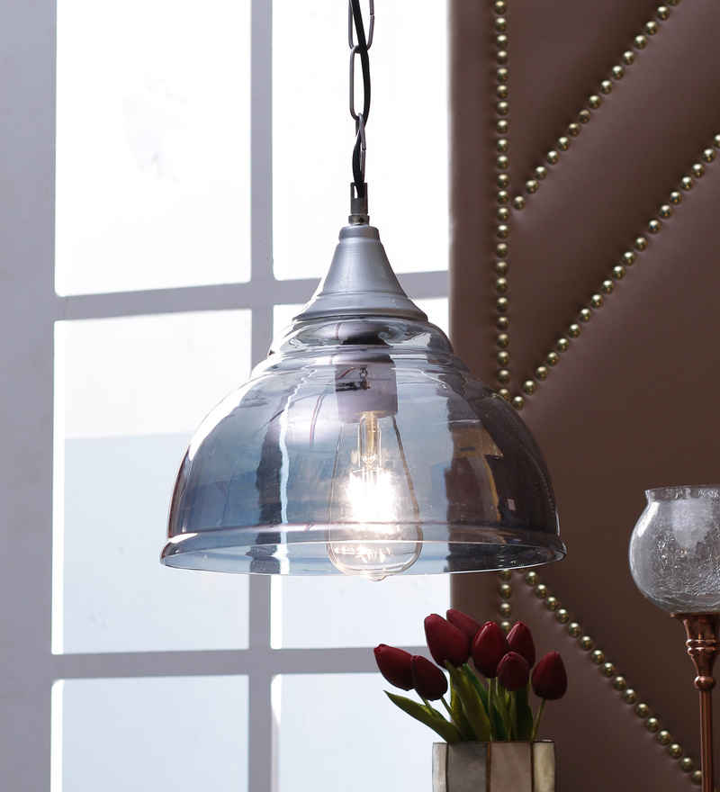 Detec™ Glass Grey Pendant Hanging Light
