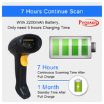 Load image into Gallery viewer, Pegasus 1D PS2260 Digital Wireless Barcode Scanner with Memory, 50Mtr
