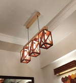 Load image into Gallery viewer, Symmetric Brown &amp; Beige Wooden Series Hanging Lamp
