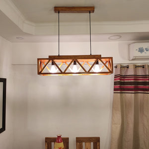 Symmetric Centrum Wooden Series Hanging Lamp