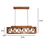 Load image into Gallery viewer, Symmetric Centrum Wooden Series Hanging Lamp
